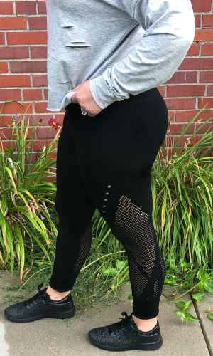 All Meshed Up High Rise Leggings
