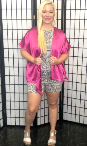 Pink Kimono or Top