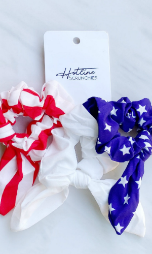 Stars and Stripes - Scrunchies!