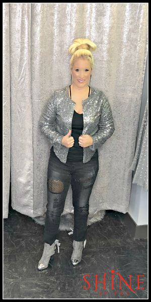 All That Shines - Sequin Blazer