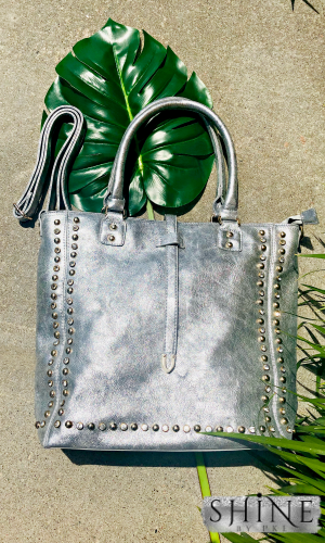 Oasis Silver Tote