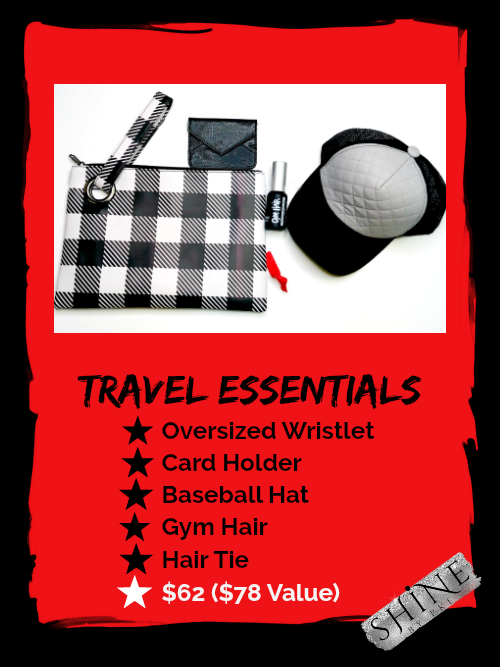Travel Essentials - Black and White